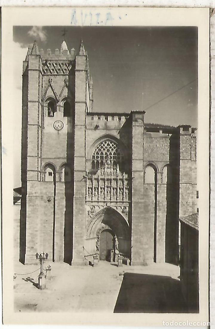 Postales: AVILA CATEDRAL ESCRITA