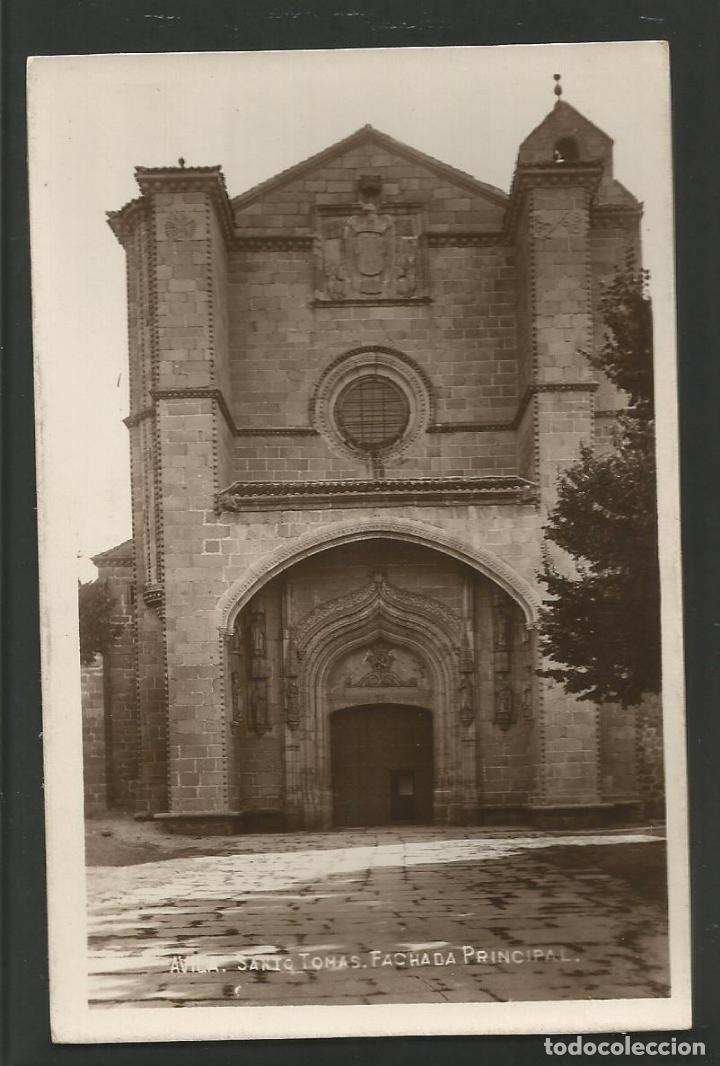 Postales: AVILA-SANTO TOMAS-FACHADA PRINCIPAL-POSTAL ANTIGA-(57.747)