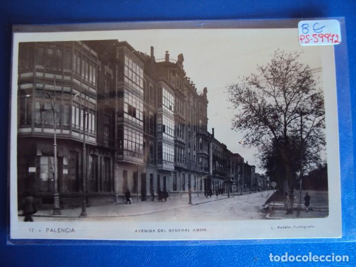 Postales: (PS-59972)POSTAL DE PALENCIA-AVENIDA DEL GENERAL AMOR