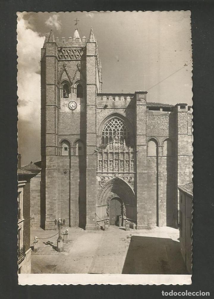 Postales: AVILA-FACHADA PRINCIPAL CATEDRAL-20-ED&middot;GARCIA GARRABELLA-POSTAL ANTIGUA-(57.953)