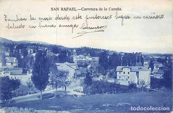 Postales: SAN RAFAEL (SEGOVIA).- CARRETERA DE LA CORU&Ntilde;A