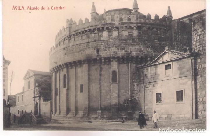Postales: POSTAL DE AVILA - ABSIDE DE LA CATEDRAL .