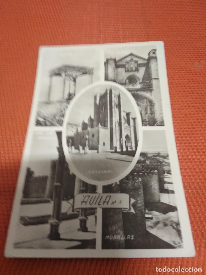 Postales: POSTAL  AVILA CATEDRAL A&Ntilde;OS 60