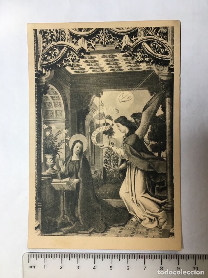 Postales: POSTAL. CATEDRAL DE &Aacute;VILA. RETABLO MAYOR, ANUNCIACI&Oacute;N. H. 1958?.