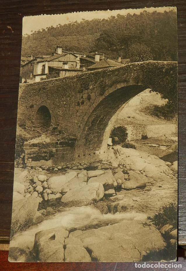 Postales: SIERRA DE GREDOS (AVILA) ARENAS DE SAN PEDRO, EL PUENTE ANTIGUO, FOTOGRAFIA WUNDERLICH, NUM 1906, CI