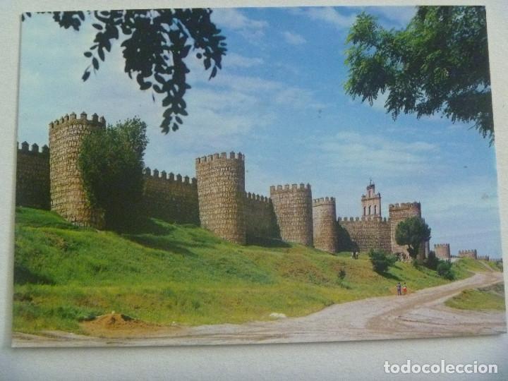 Postales: POSTAL DE AVILA . A&Ntilde;OS 60. DETRAS PUBLICIDAD PASTELERIAS, YEMAS DE AVILA