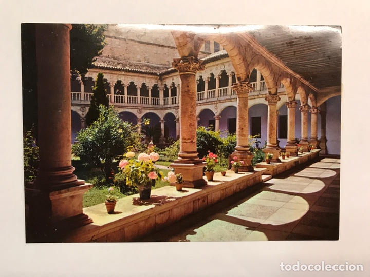 Postales: SALAMANCA. Postal Convento de las Due&ntilde;as. Edita: Garcia Garrabella. Restos de cola en el anverso
