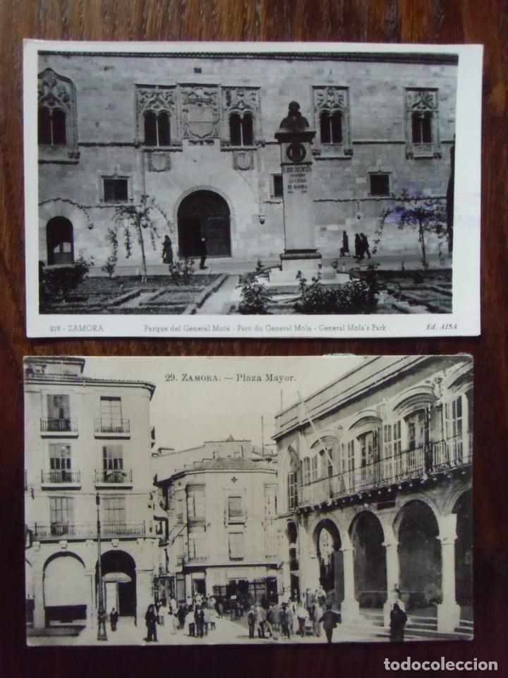 Postales: ZAMORA.POSTALES SIN CIRCULAR.ED.LACOSTE Y ANSA,REVERSO SUCIO.