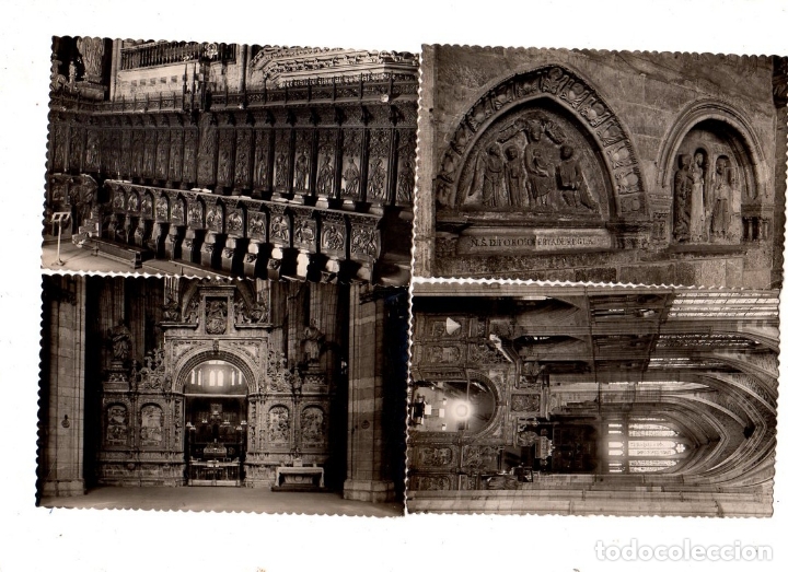Postales: LOTE DE 4 POSTALES DE LEON. - Foto 1