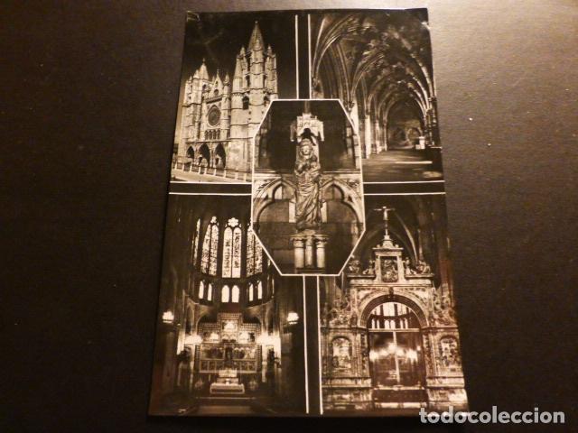 Postales: Le&oacute;n la catedral varias vistas - Foto 1