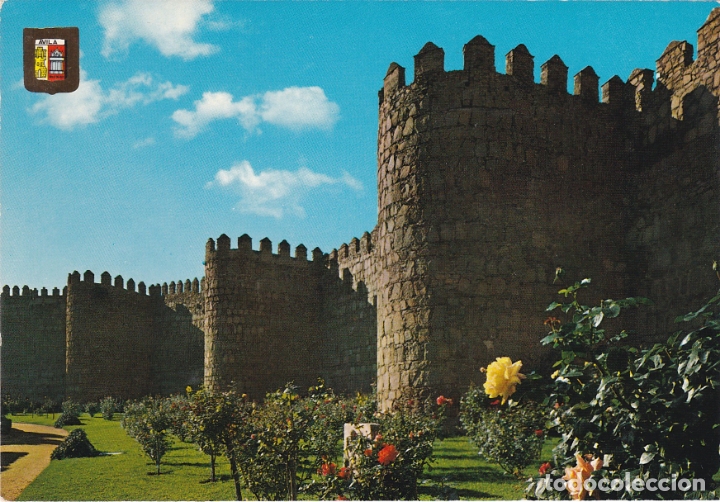 Postales: avila, jardin de san vicente, murallas