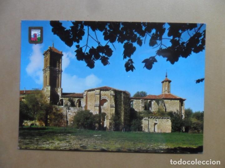 Postales: POSTAL - N&ordm; 1 - ZARAZOZA - MONASTERIO DE PIEDRA - ABSIDE DE LA ANTIGUA IGLESIA - ED. FISA - ESCUDO D