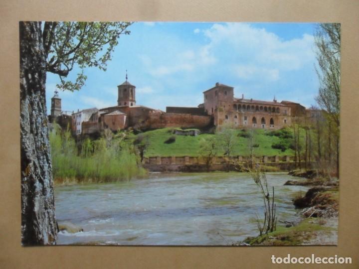 Postales: POSTAL - 5 - ALMAZAN (SORIA) - RIO DUERO. PALACIO DE LOS CONDES DE ALTAMIRA - ED. SICILIA
