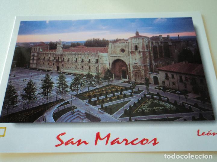 Postales: LEON PARADOR SAN MARCOS ATARDECER ED REYERO