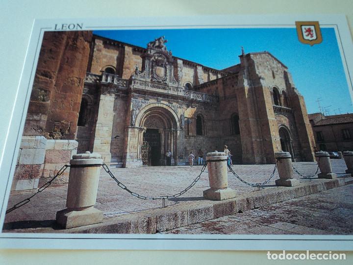 Postales: LEON BASILICA DE SAN ISIDORO ED REYERO