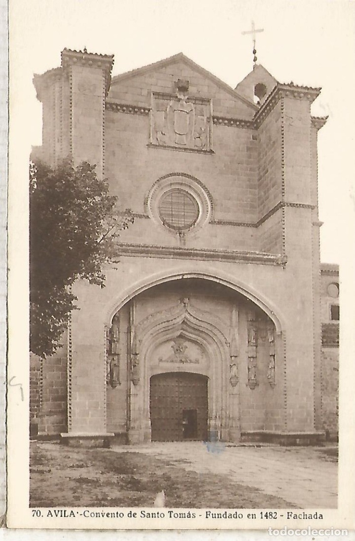 Postales: AVILA SANTO TOMAS SIN ESCRIBIR