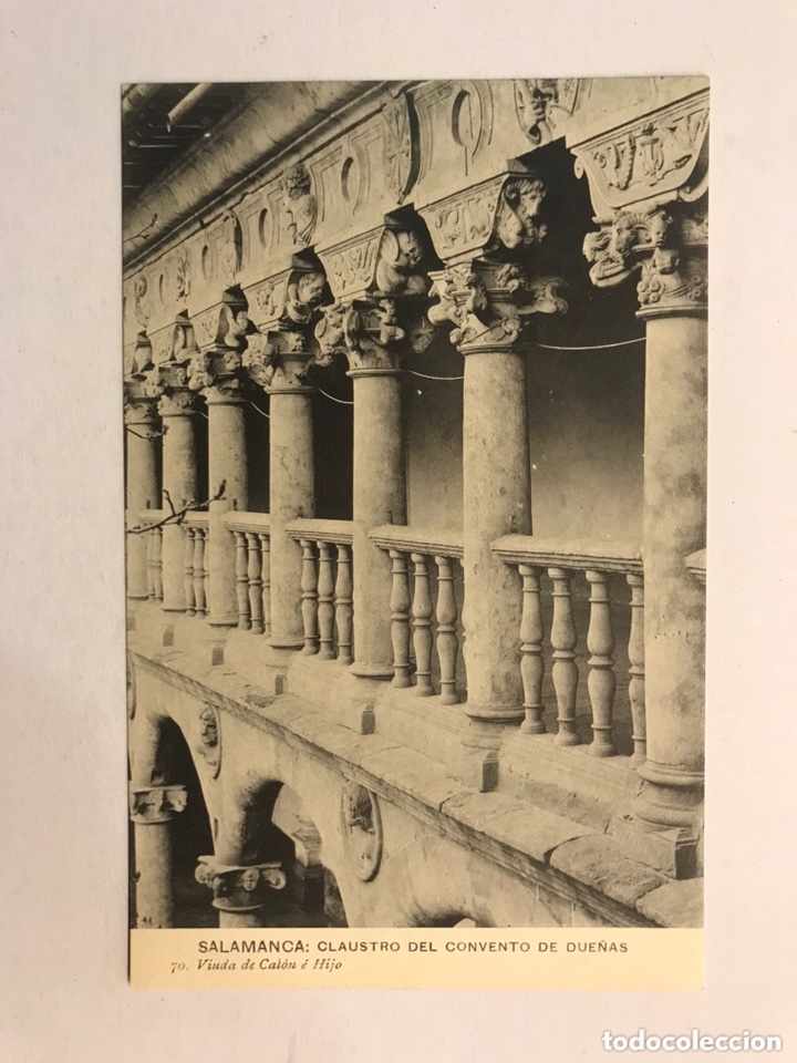 Postkarten: SALAMANCA. Postal No.70, Claustro del Convento de Due&ntilde;as. Viuda de Colon e Hijos (h.1910?)
