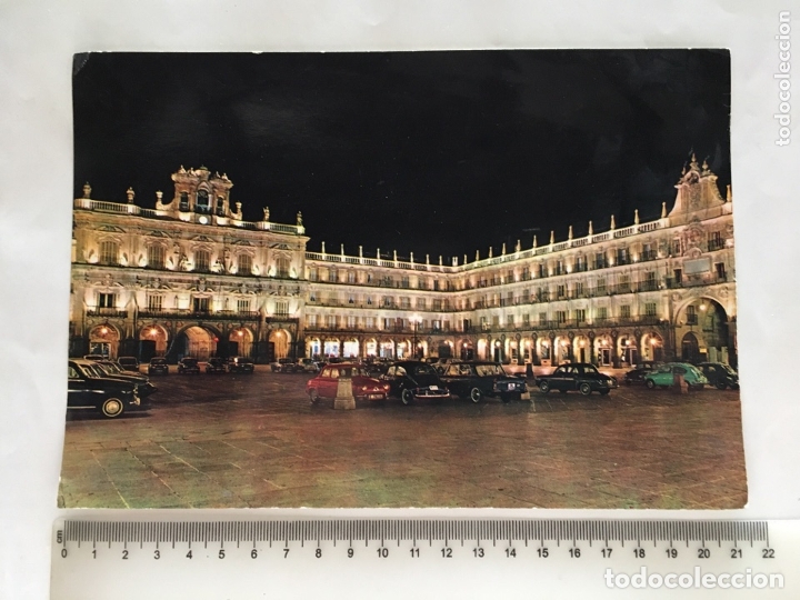 Postales: SALAMANCA. PLAZA MAYOR. BEASCOA. MEDIDAS 21,3x14,6 CM. A&Ntilde;O 1973.