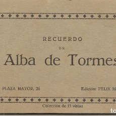 Postales: ALBA DE TORMES, LIBRITO CON 10 POSTALES. ED. FÉLIX BRIZ, VER DESCRIPCIÓN