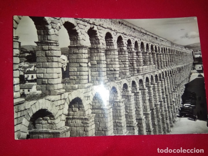 Postales: POSTAL .SEGOVIA.EL ACUEDUCTO.USADA.1953.