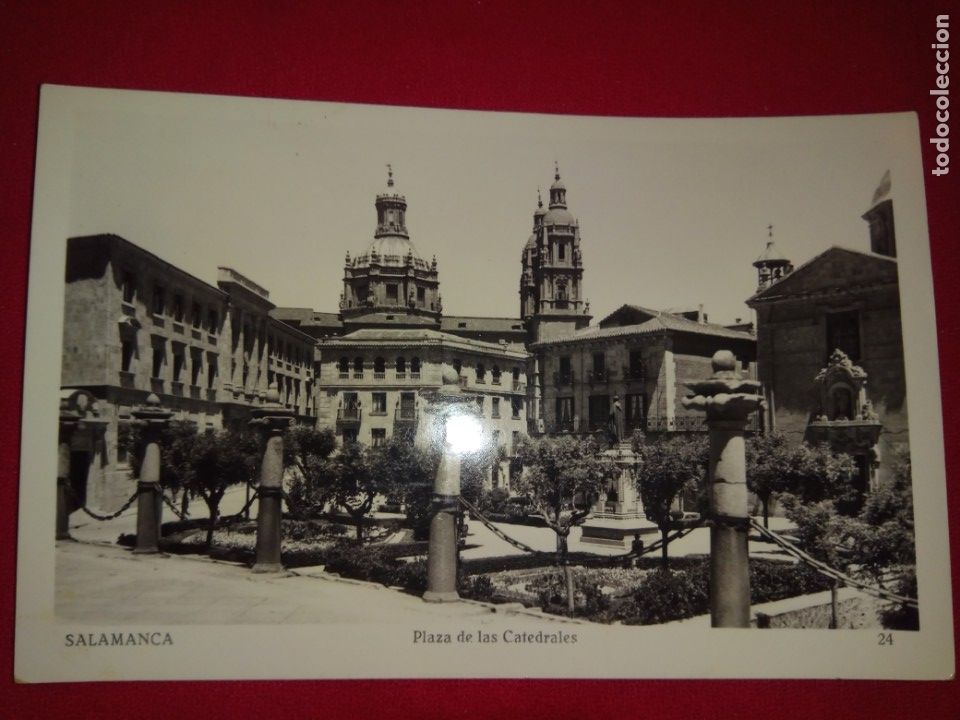 Postales: POSTAL.SALAMANCA.PLAZA DE LAS CATEDRALES.USADA.