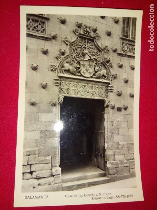 Postales: POSTAL.SALAMANCA.CASA DE LAS CONCHAS.ENTRADA.NUEVA.