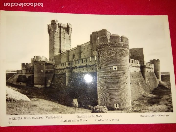Postales: POSTAL.MEDINA DEL CAMPO.CASTILLO DE LA MOTA.NUEVA.