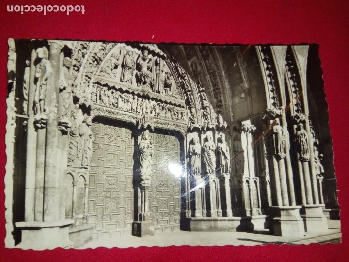Postales: POSTAL.LEON.CATEDRAL PUERTA DE NTRA.SE&Ntilde;ORA LA BLANCA.NUEVA.