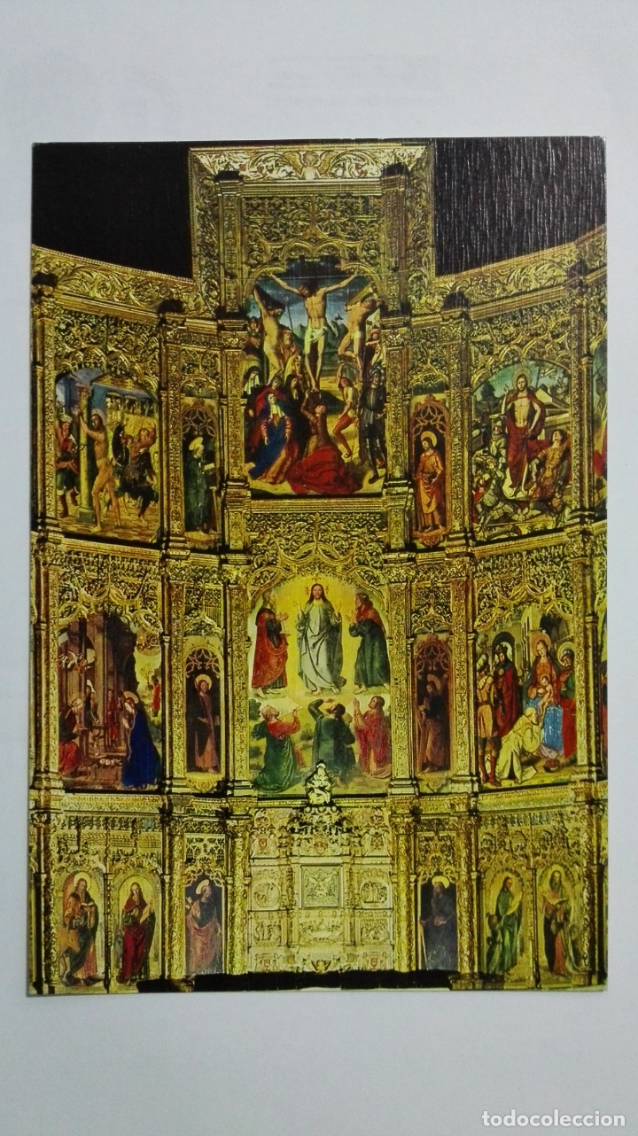 Postales: POSTAL RETABLO MAYOR DE LA CATEDRAL DE AVILA