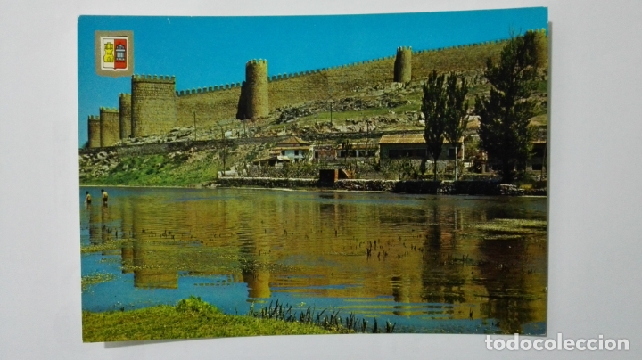 Postales: POSTAL AVILA, RIO ADAJA Y MURALLAS