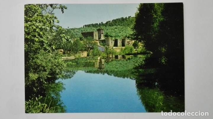 Postales: POSTAL AVILA, ARENAS DE SAN PEDRO, EL CASTILLO REFLEJADO EN EL RIO ARENAS