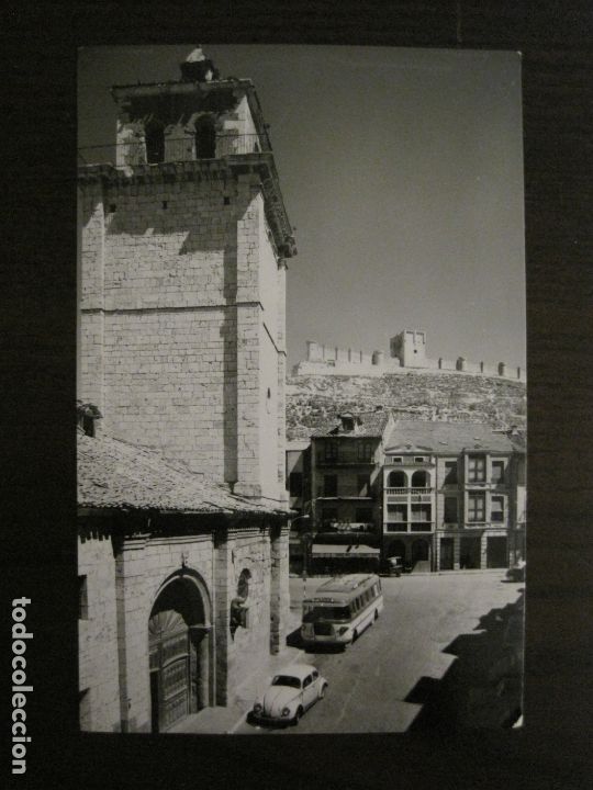 Postales: PE&Ntilde;AFIEL-IGLESIA SANTA MARIA Y CASTILLO-COCHE & AUTOCAR-7-ED&middot;VISTABELLA-VER FOTOS-(62.484)