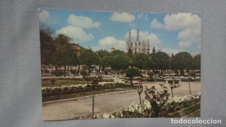 Postales: POSTAL PASEO  CATEDRAL DE BURGOS CASTILLA Y LE&Oacute;N