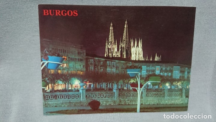 Postales: POSTAL PASEO DE LA MERCED CATEDRAL DE BURGOS CASTILLA Y LE&Oacute;N