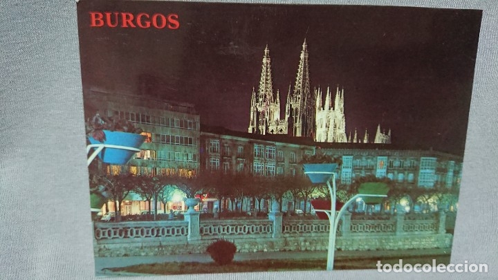 Postales: POSTAL PASEO DE LA MERCED CATEDRAL DE BURGOS CASTILLA Y LE&Oacute;N