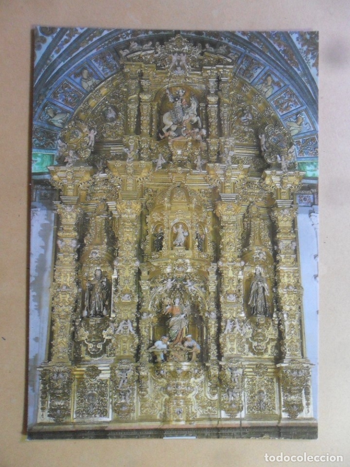 Postales: POSTAL - 128 - CATEDRAL DE BURGOS - CAPILLA DE SANTA TECLA, RETABLO MAYOR