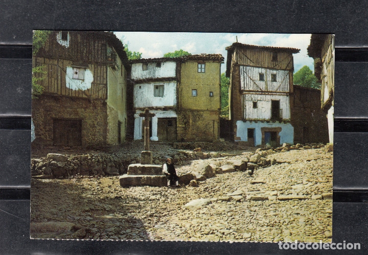 Postales: LA ALBERCA. MONUMENTO NACIONAL. CRUCERO DEL BARRIO NUEVO