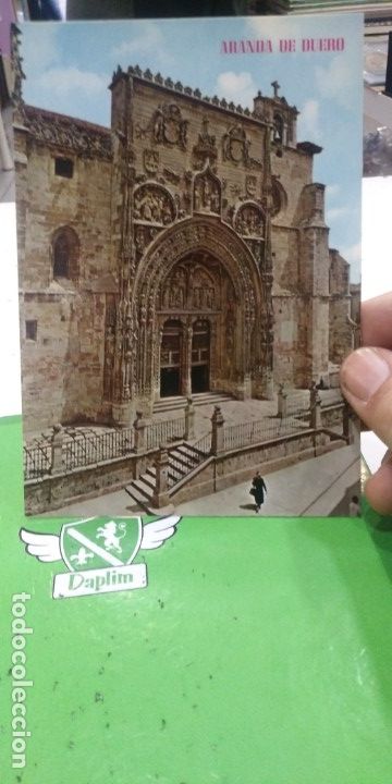 Cartes Postales: Postal Aranda de Duero Fachada de la Iglesia de Santa Maria
