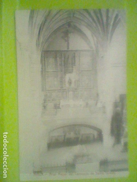 Postales: AVILA ALTAR MAYOR CONVENTO SANTO TOMAS FOTOTIPIA ALVAREZ CASTA&Ntilde;EIRA N&ordm; 7 S/C