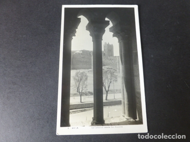 Postales: AVILA LA CATEDRAL DESDE SAN VICENTE