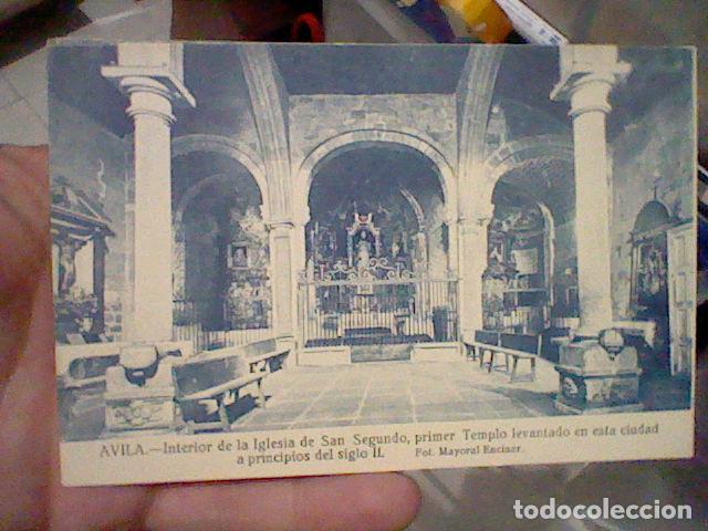 Postales: AVILA INTERIOR IGLESIA SAN SEGUNDO FOT MAYOR ENCINAR S/N&ordm; S/C