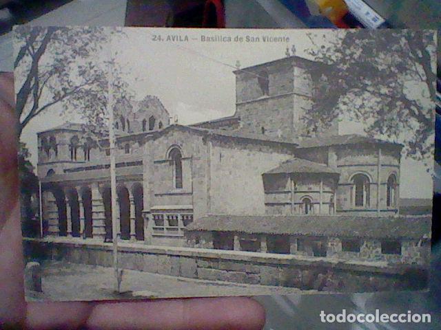 Postales: AVILA BASILICA SAN VICENTE ED UNION POSTAL  N&ordm; 24 S/C