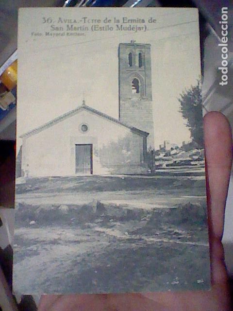 Postales: AVILA TORRE ERMITA SAN MARTIN MUDEJAR FOTO MAYORAL ENCINAR N&ordm; 36 S/C