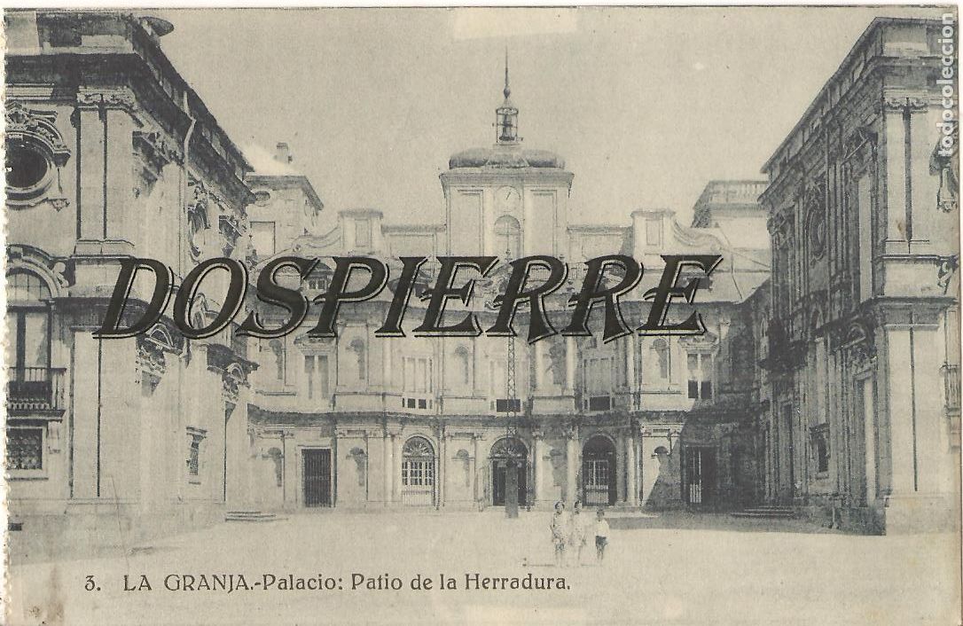 Postales: POSTAL, LA GRANJA-SEGOVIA, PALACIO-PALACIO DE LA HERRADURA, N&ordm; 3, HELIOTIPIA, SIN CIRCULAR