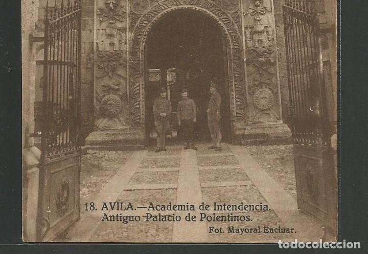 Postales: AVILA-ACADEMIA DE INTENDENCIA-18-GRAFOS-POSTAL ANTIGUA-VER REVERSO-(64.983)