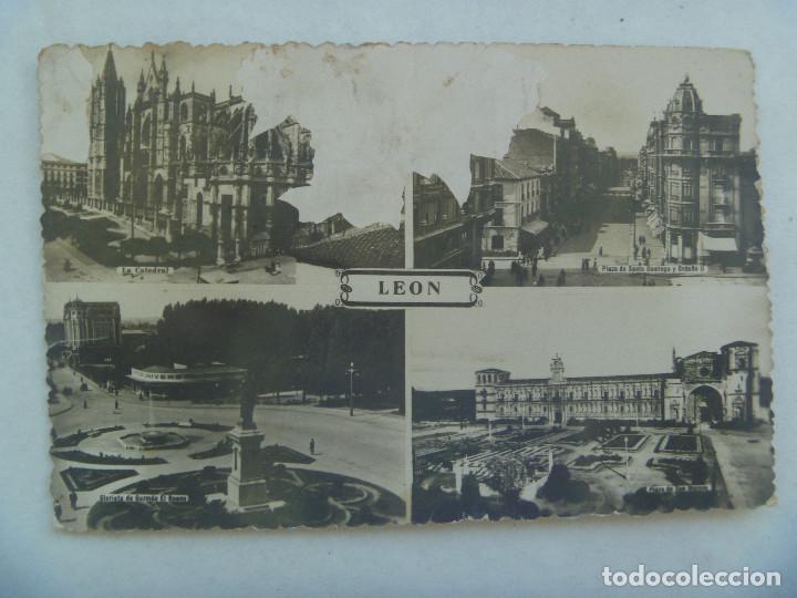 Postales: POSTAL DE  LEON. A&Ntilde;OS 40 - Foto 1