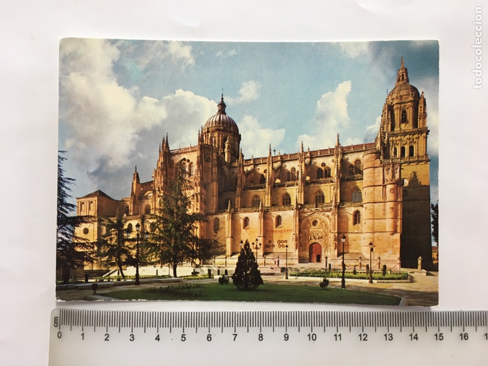 Postales: POSTAL. SALAMANCA. CATEDRAL. MANIPEL. A&Ntilde;O 1965.