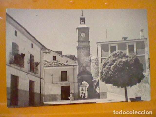 Postales: ALMAZAN SORIA ARCO DE LA VILLA  ED MONTA&Ntilde;ES N&ordm; 12 SIN CIRCULAR 15 X 10 S/C ANIMADA CASA RIDRUEJO