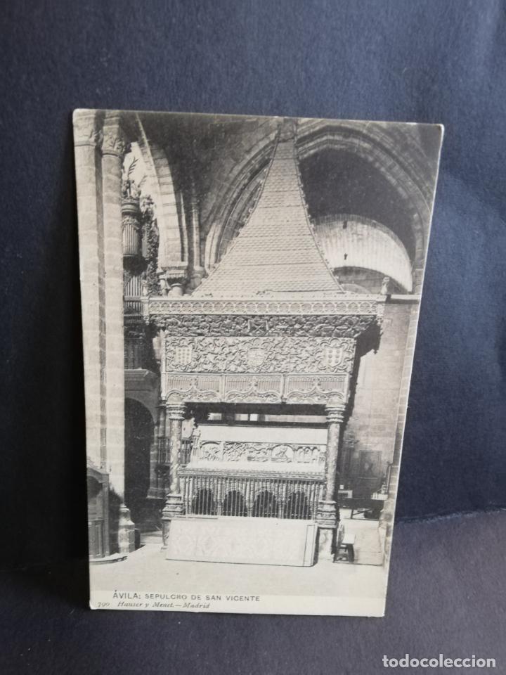 Postcards: TARJETA POSTAL DE AVILA. SEPULCRO DE SAN VICENTE.
