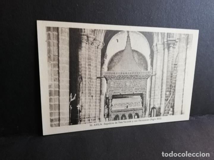 Postcards: TARJETA POSTAL DE AVILA. SEPULCRO DE SAN VICENTE Y SUS HERMANAS SIGLO XIII. L. ROISIN.